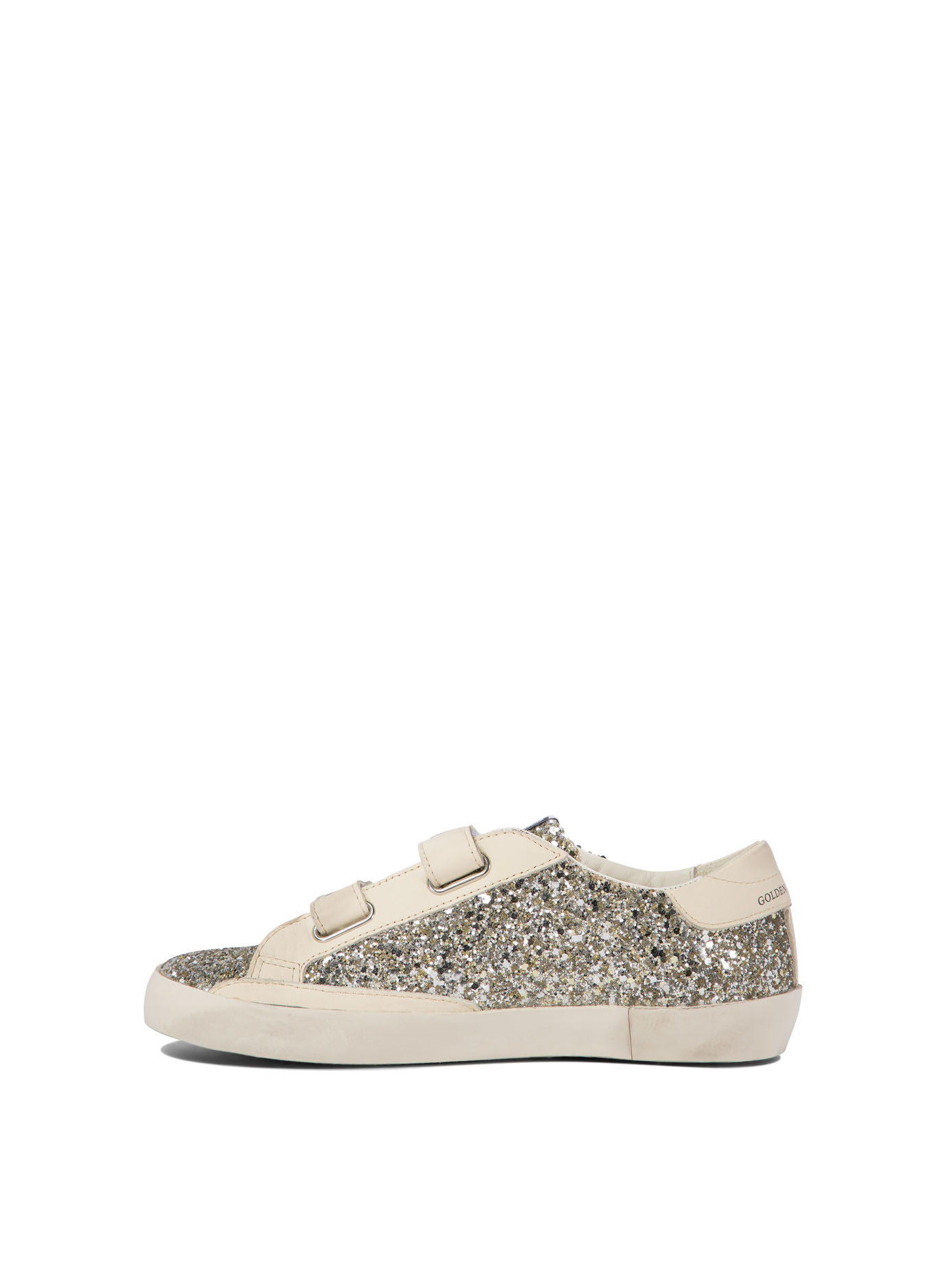 GOLDEN GOOSE KIDS Silver Old School sneakers